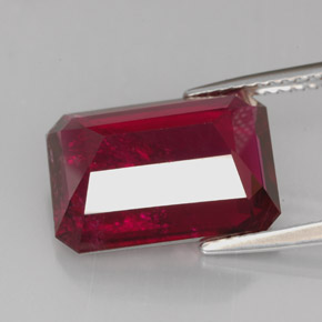 Rubellite Tourmaline Gemstone in 14.2 x 10.3 mm Size for Sale, Rubellite Tourmaline Stone in Red Color