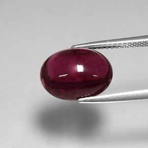 Rubellite Tourmaline Gemstone in 12 x 10 mm (calibrated) Size for Sale, Rubellite Tourmaline Stone in Pink Red Color