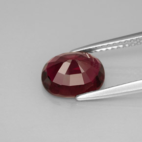 Rubellite Tourmaline Gemstone in 9 x 7 mm (calibrated) Size for Sale, Rubellite Tourmaline Stone in Red Color
