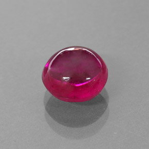 Rubellite Tourmaline Gemstone in 7.4 mm Size for Sale, Rubellite Tourmaline Stone in Pink Red Color