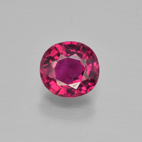 1.16 ct Red Rubellite Tourmaline Gemstone, Rubellite Tourmaline Gem in Cushion-Cut Shape for Sale.