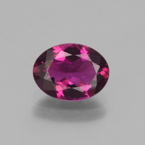 1.25 ct Red Rubellite Tourmaline Gemstone, Rubellite Tourmaline Gem in Oval Facet Shape for Sale.