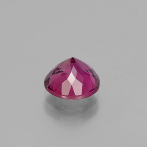 Rubellite Tourmaline Gemstone in 7 mm (calibrated) Size for Sale, Rubellite Tourmaline Stone in Purplish Red Color