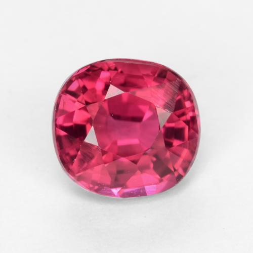 0.78 ct Red Rubellite Tourmaline Gemstone, Rubellite Tourmaline Gem in Oval Facet Shape for Sale.