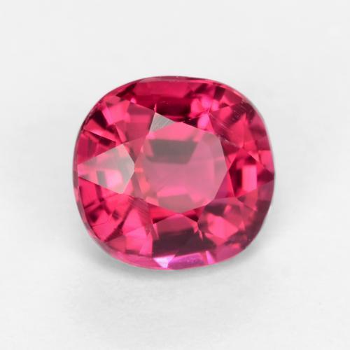0.78 ct Red Rubellite Tourmaline Stone, Natural Rubellite Tourmaline in Oval Facet Shape for Sale