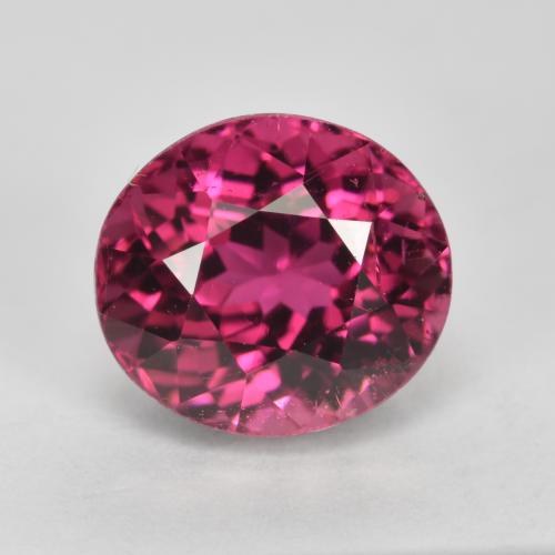 Bright Berry Purple Рубеллит (Турмалин) Камень - 2.5ct Фасетный Овал (ID: 562189)
