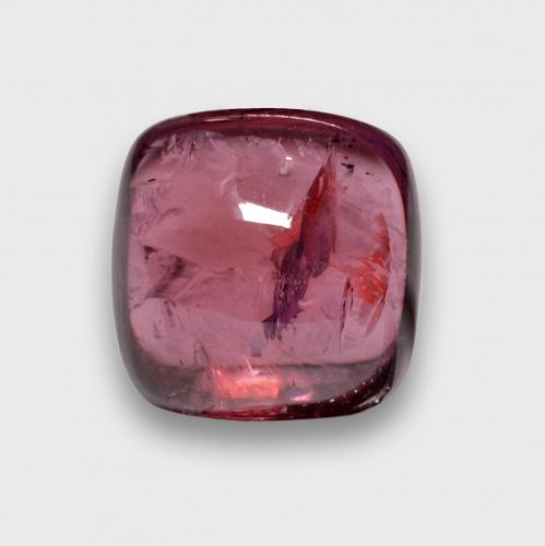 Raspberry Red Rubellite Tourmaline Gem - 3.2ct Cushion Cabochon (ID: 577322)