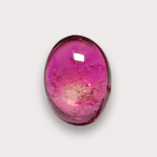 Medium Purple Rubellite Tourmaline Gem - 1.3ct Oval Cabochon (ID: 577324)