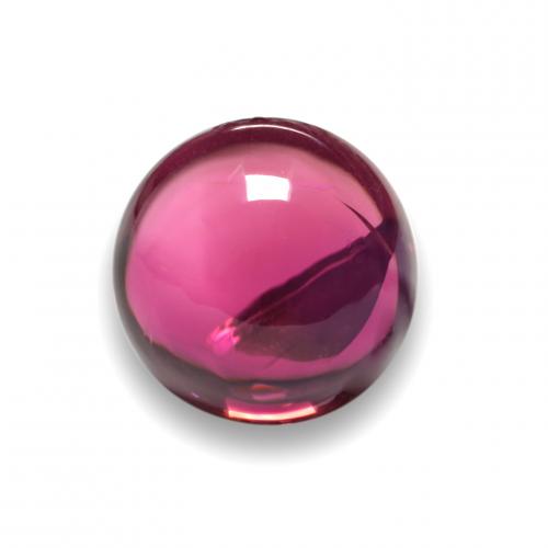 Púrpura rojizo Rubellita Turmalina Gema - 1.9ct Cabujón Redondo (ID: 577327)