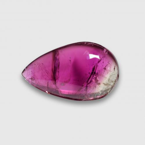 Magenta Rubellita Turmalina Gema - 4.9ct Cabujón Pera (ID: 577670)