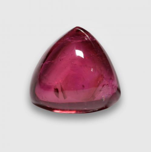 rötlich-lila Rubellit-Turmalin Edelstein - 3.8ct Trilliant Cabochon (ID: 577671)