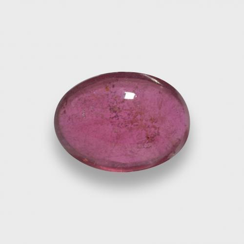 7,8 x 5,7mm Tormalina rubellite viola Ovale cabochon dal Mozambico, peso di 1,59 ct, pietra preziosa naturale non trattati in purezza Translucent, Tormalina rubellite 1pz - il colore è Viola medio, durezza Mohs di 7 - 7,5 adatto per gioielli da indossare ogni giorno, Photo A