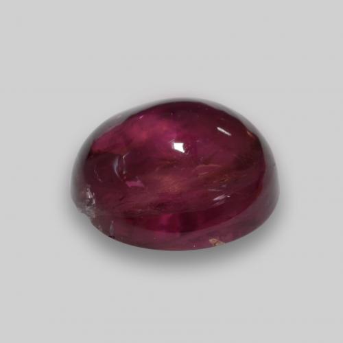 Rubellite Tourmaline Gemstone in 9 mm (calibrated) Size for Sale, Rubellite Tourmaline Stone in Reddish Purple Color