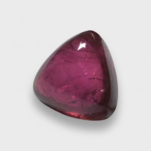 Purple-Red Rubellit-Turmalin Edelstein - 2.1ct Trilliant Cabochon (ID: 580844)