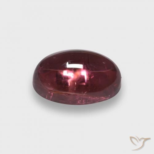 Rubellite Tourmaline Gemstone in 9 x 7 mm (calibrated) Size for Sale, Rubellite Tourmaline Stone in Raspberry Red Color