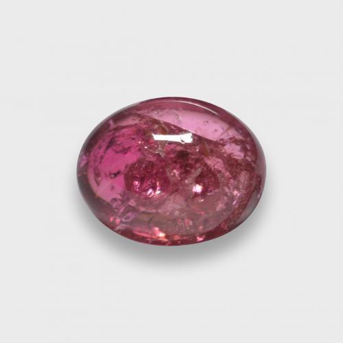 Medium Red 卢比莱碧玺 Gem - 2.5ct 椭圆形凸面型 (ID: 580851)