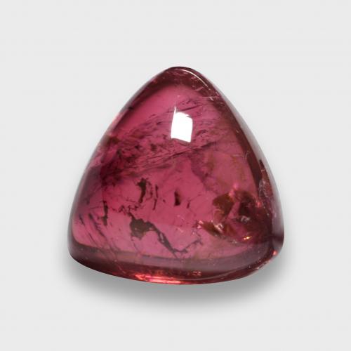 Rojo frambuesa Rubellita Turmalina Gema - 3.6ct Trillón Cabujón (ID: 580853)