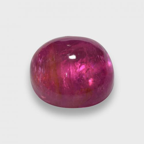 Rubellite Tourmaline Gemstone in 8 mm (calibrated) Size for Sale, Rubellite Tourmaline Stone in Raspberry Red Color