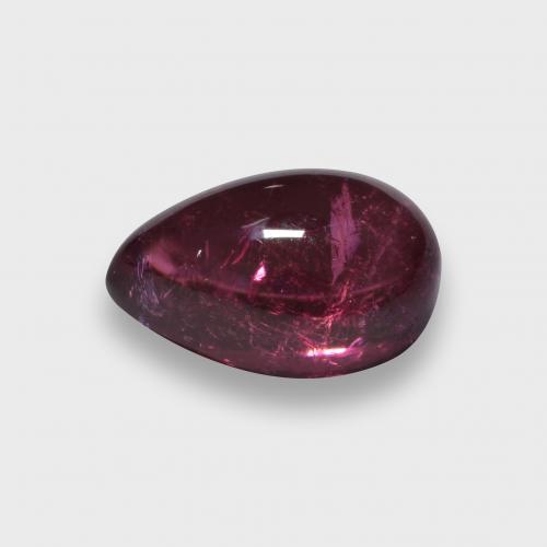 Rubellite Tourmaline Gemstone in 8 x 5.2 mm Size for Sale, Rubellite Tourmaline Stone in Purple-Red Color