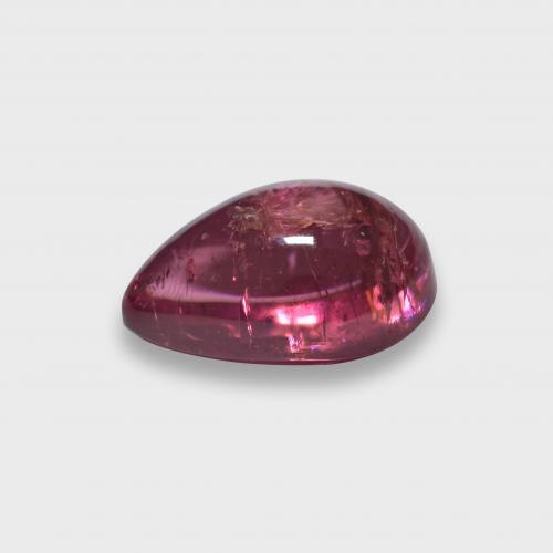 Rubellite Tourmaline Gemstone in 9 x 6 mm (calibrated) Size for Sale, Rubellite Tourmaline Stone in Medium-Dark Red Color