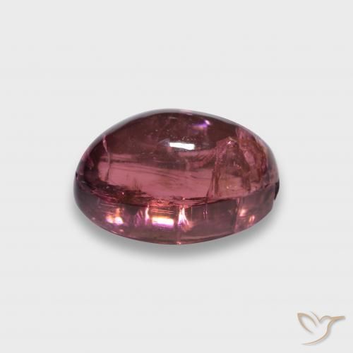 Rubellite Tourmaline Gemstone in 10 x 7 mm (calibrated) Size for Sale, Rubellite Tourmaline Stone in Raspberry Red Color