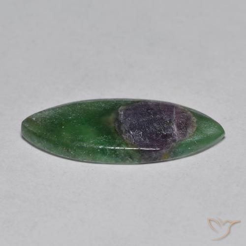 Ruby in Fuchsite Gemstone in 19.8 x 9.2 mm Size for Sale, Ruby in Fuchsite Stone in Multicolor Color