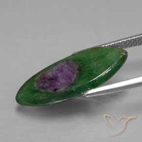 Ruby in Fuchsite Gemstone in 21 x 10.1 mm Size for Sale, Ruby in Fuchsite Stone in Multicolor Color