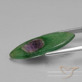 Ruby in Fuchsite Gemstone in 25.1 x 10.6 mm Size for Sale, Ruby in Fuchsite Stone in Multicolor Color