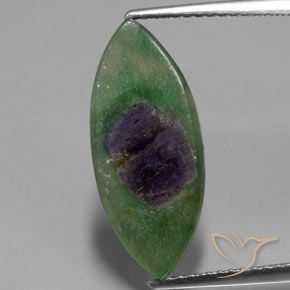3,31 ct Marquise Slice Ruby em fuchsita, 19,3 x 8,3 mm da Etiópia, Photo A