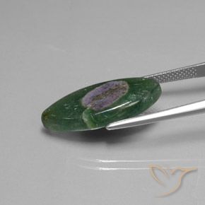 Ruby in Fuchsite Gemstone in 22.4 x 12.2 mm Size for Sale, Ruby in Fuchsite Stone in Multicolor Color