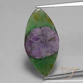 5,03-каратный рубин Marquise Slice в фуксите, 22,5 x 11,6 мм, из Эфиопии, Photo A