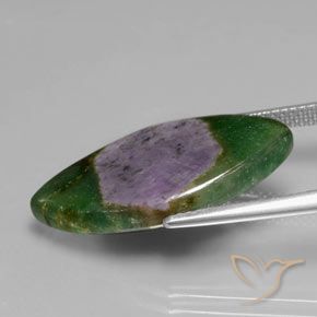 Ruby in Fuchsite Gemstone in 24.5 x 13.8 mm Size for Sale, Ruby in Fuchsite Stone in Multicolor Color