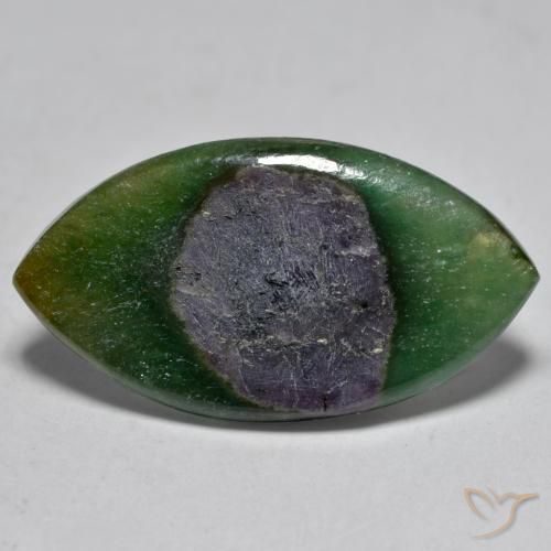 7,95-каратный рубин Marquise Slice в фуксите, 23,3 x 12,7 мм, из Эфиопии, Photo A