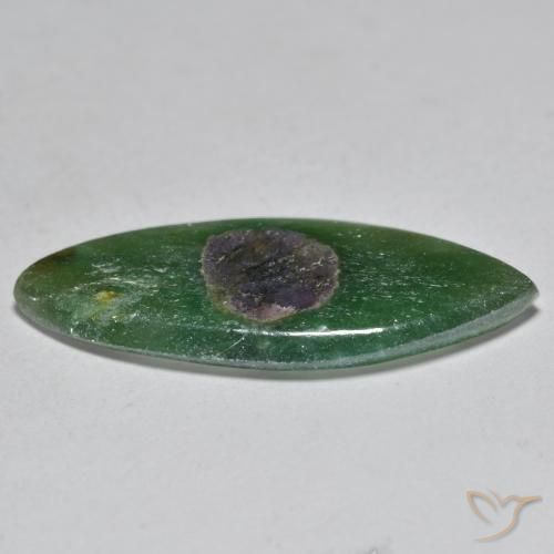 Ruby in Fuchsite Gemstone in 24.1 x 10.4 mm Size for Sale, Ruby in Fuchsite Stone in Multicolor Color