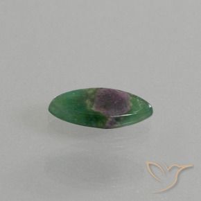 4.16 ct Multicolor Ruby in Fuchsite Stone, Natural Ruby in Fuchsite in Marquise Slice Shape for Sale