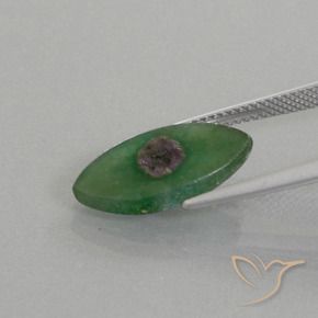 Ruby in Fuchsite Gemstone in 17.9 x 9.3 mm Size for Sale, Ruby in Fuchsite Stone in Multicolor Color