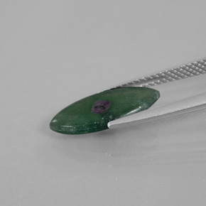 Ruby in Fuchsite Gemstone in 15.3 x 7.1 mm Size for Sale, Ruby in Fuchsite Stone in Multicolor Color