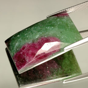 Ruby-Zoisite Gemstone in 27.8 x 18.7 mm Size for Sale, Ruby-Zoisite Stone in Multicolor Color