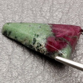 Ruby-Zoisite Gemstone in 26.8 x 19.4 mm Size for Sale, Ruby-Zoisite Stone in Multicolor Color