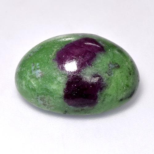 Ruby-Zoisite Gemstone in 20 x 15 mm (calibrated) Size for Sale, Ruby-Zoisite Stone in Multicolor Color