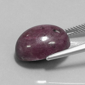 Ruby-Zoisite Gemstone in 16 x 12 mm (calibrated) Size for Sale, Ruby-Zoisite Stone in Multicolor Color
