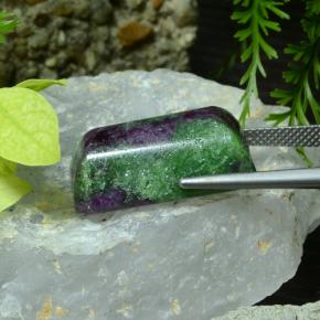 Ruby-Zoisite Gemstone in 21 x 12.7 mm Size for Sale, Ruby-Zoisite Stone in Multicolor Color