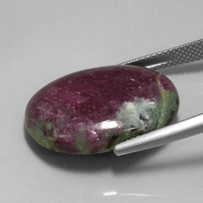 Ruby-Zoisite Gemstone in 22.5 x 17.3 mm Size for Sale, Ruby-Zoisite Stone in Multicolor Color