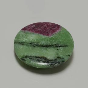 Ruby-Zoisite Gemstone in 28 mm Size for Sale, Ruby-Zoisite Stone in Multicolor Color
