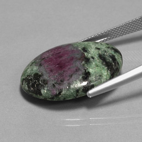 Ruby-Zoisite Gemstone in 24.8 x 18.8 mm Size for Sale, Ruby-Zoisite Stone in Multicolor Color