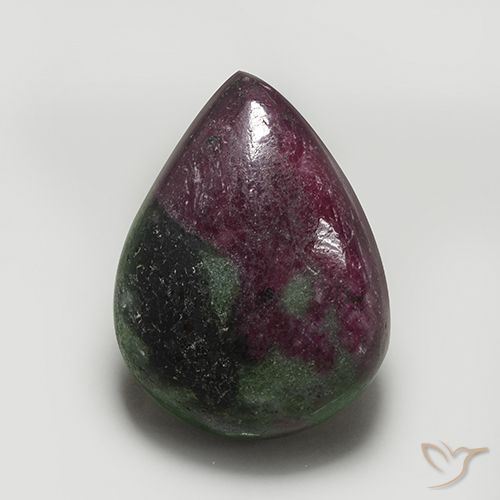 41,36 ct Poire Rubis-Zoisite, 25,6 x 19,3 mm De Tanzanie, Photo A