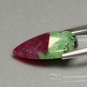 Ruby-Zoisite Gemstone in 20.9 x 13.1 mm Size for Sale, Ruby-Zoisite Stone in Multicolor Color