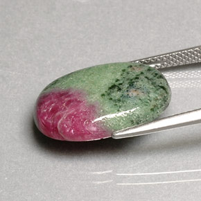 Ruby-Zoisite Gemstone in 18.7 x 13.6 mm Size for Sale, Ruby-Zoisite Stone in Multicolor Color
