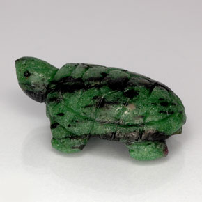 Ruby-Zoisite Gemstone in 33.9 x 21.3 mm Size for Sale, Ruby-Zoisite Stone in Multicolor Color