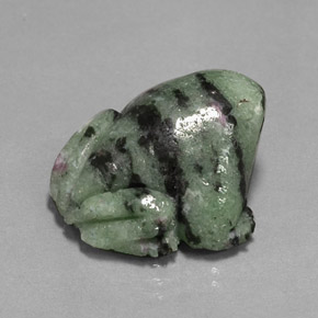 Ruby-Zoisite Gemstone in 23.2 x 23.1 mm Size for Sale, Ruby-Zoisite Stone in Multicolor Color